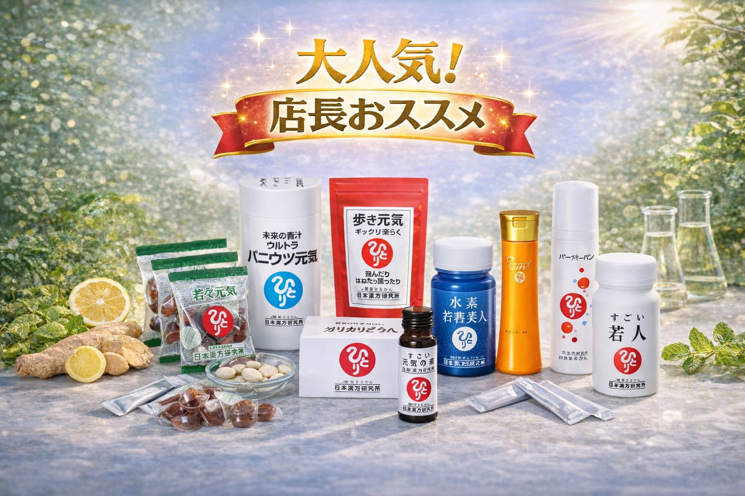 斎藤一人さん創業【銀座まるかん】公式HP掲載ショップ【管理栄養士後藤恵理子のまるかんのお店東京光が丘店】その他の商品▼公式オンラインショップ https://hikarigaoka4.thebase.in/